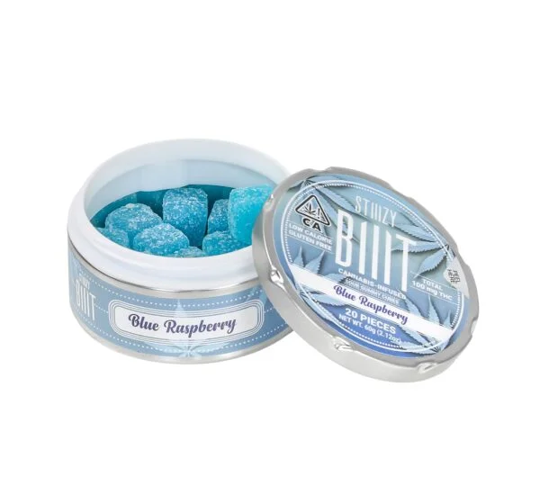 Blue Raspberry BIIIT Sour Gummy Cubes