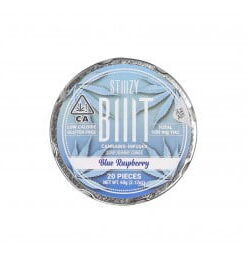 Blue Raspberry BIIIT Sour Gummy Cubes